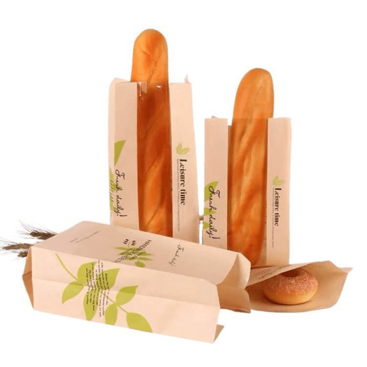 Baguette Window နှင့်အတူစက္ကူအိတ်များ